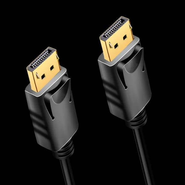 CABLU video LOGILINK, DisplayPort (T) la DisplayPort (T) 1.2, 5m, conectori auriti, rezolutie maxima 4K (3840 x 2160) la 60 Hz, plastic, triplu ecranaj, CCS, negru, "CD0103" — miniatură