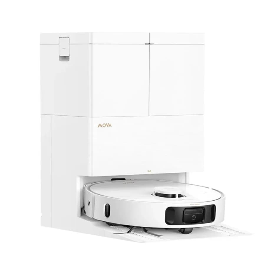 Aspirator robot cu mop MOVA E50 Pro Ultra Robot Vaduum, 30.000 Pa, 5.200mAh, 200 min, MaxiReach ™ ', statie inteligenta, White — miniatură