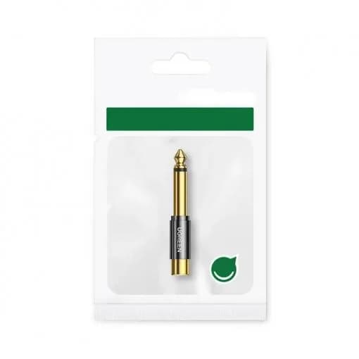 ADAPTOR audio Ugreen, "AV169" 6.35 mm (T) la RCA (M), auriu "80731" - 6957303887316 — miniatură
