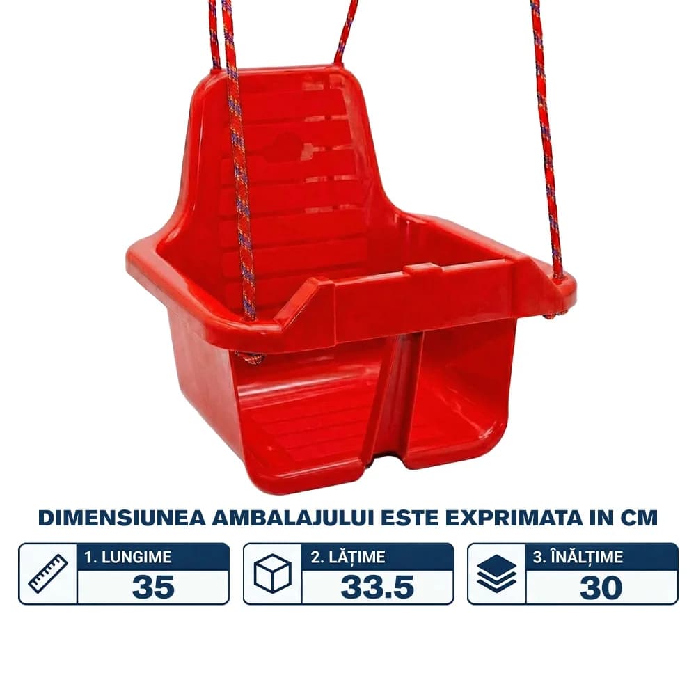 Leagan cu spatar, rosu - ROBENTOYS — miniatură
