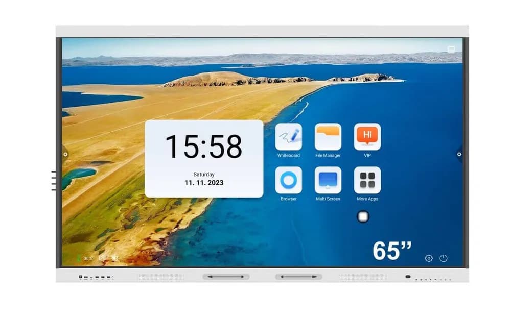 Display interactiv EvoBoard/BlackMount series V100-TE65YY(-N), 65", 4K, CPU 8*A55 , RAM 8GB, ROM 128GB, NFC, Android 14