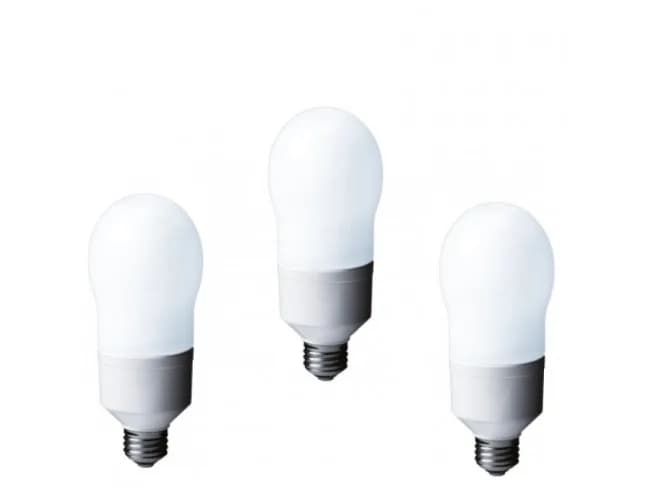 SET 3 becuri fluorescent Panasonic, soclu E27, putere 24W, forma oval, lumina alb rece, alimentare 220 - 240 V, "EFA24E672V-3"