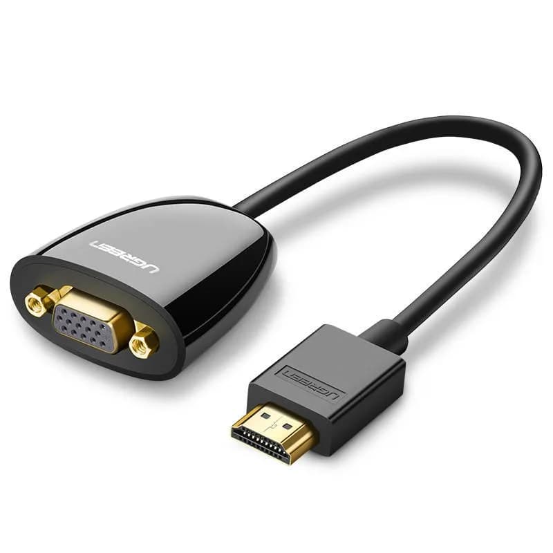 Adaptor HDMI la VGA UGREEN MM105 fără audio (Negru)
