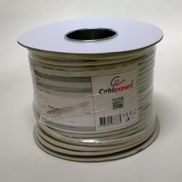 ROLA CABLU UTP GEMBIRD, Cat6, 100m, Cupru-Aluminiu, Solid, AWG24, "UPC-6004SE-SOL/100"