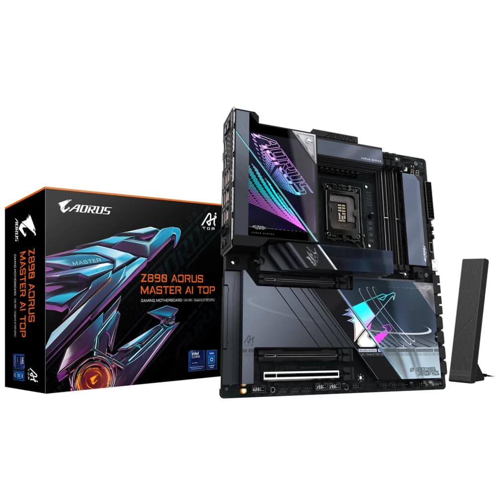 Placa de baza Gigabyte Z890 AORUS MASTER AI TOP, Socket 1851, DDR5, E-ATX
