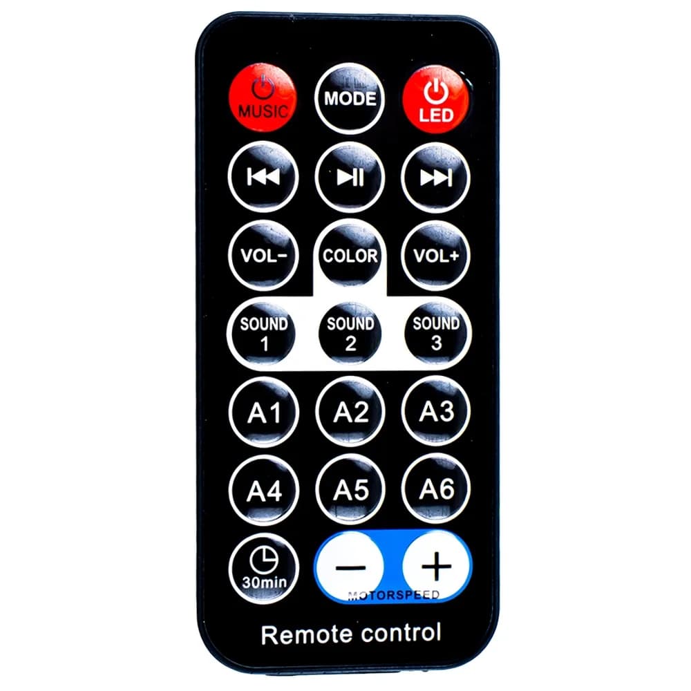 Proiector cu lampa de noapte si bluetooth — miniatură