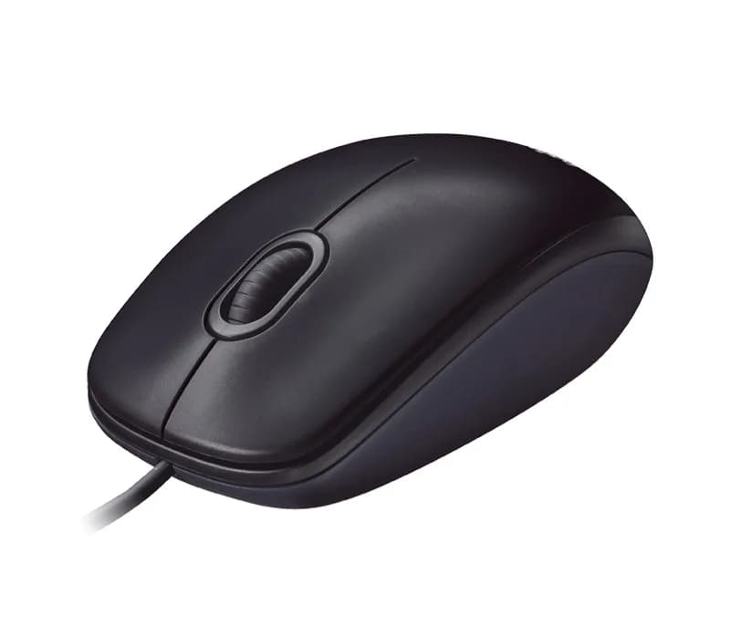 MOUSE LOGITECH, "M90", PC sau NB, cu fir, USB, optic, 1000 dpi, butoane/scroll 3/1, , gri, "910-001793" (include TV 0.18lei) — miniatură