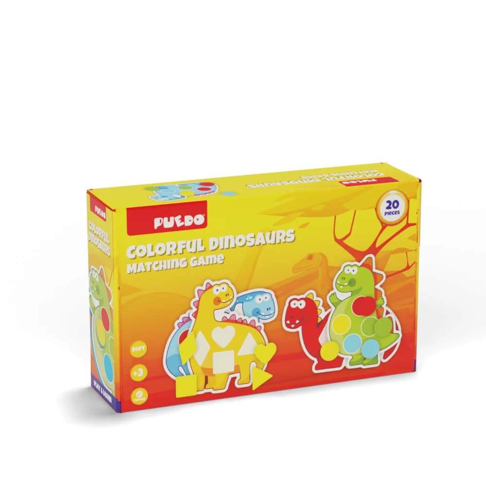 JOC DE POTRIVIRE DIN SPUMA EVA, DINOZAURI, PUEDO — miniatură