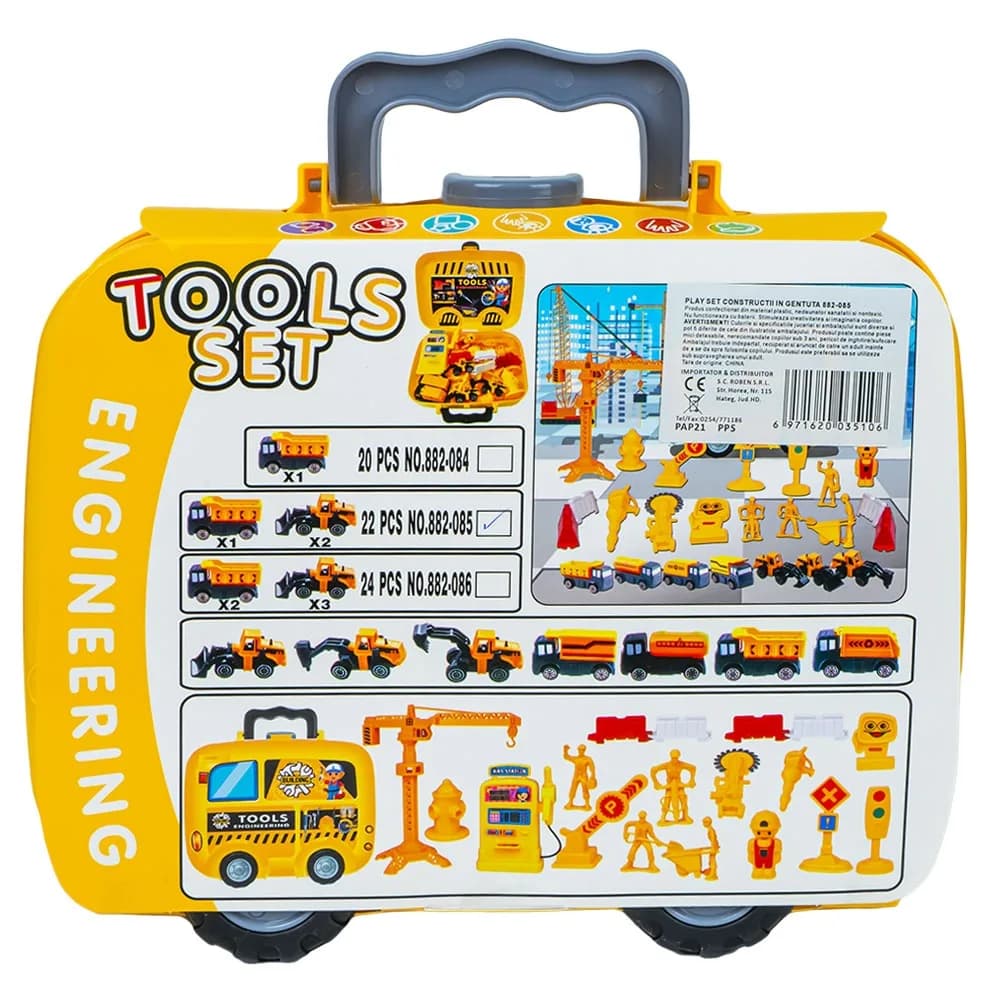 Play set constructii in gentuta, 22 piese — miniatură