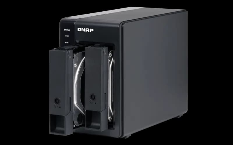 Extensie USB QNAP TR-002 2-Bay, 2.5/3.5 SATA 6Gbps HDD (neincluse), 1xUSB3.11 (type-c), tower, PSU adaptor 36W — miniatură