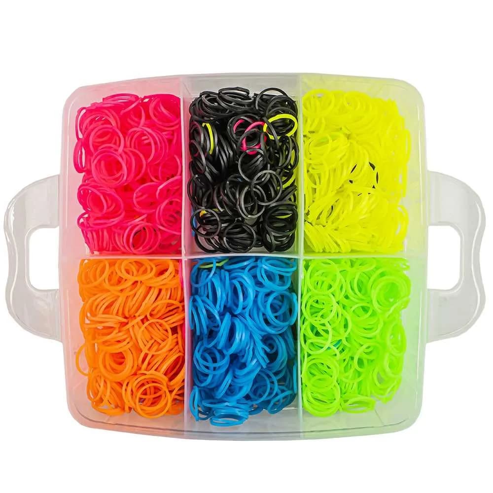 Set creativ elastice, 3500 piese/cutie — miniatură