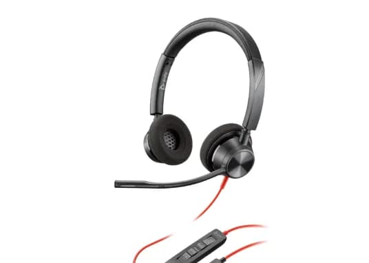 Casti Head-band HP Blackwire 3320, Wired, Negru