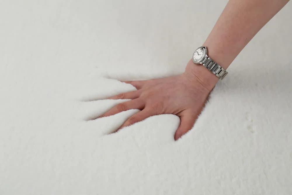 Covor Heinner Shaggy soft blanita Alb 70x140 cm — miniatură