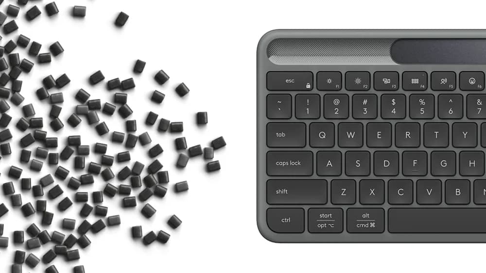 K980 Signature Slim Solar [US] Black-Grey "920-013764" — miniatură