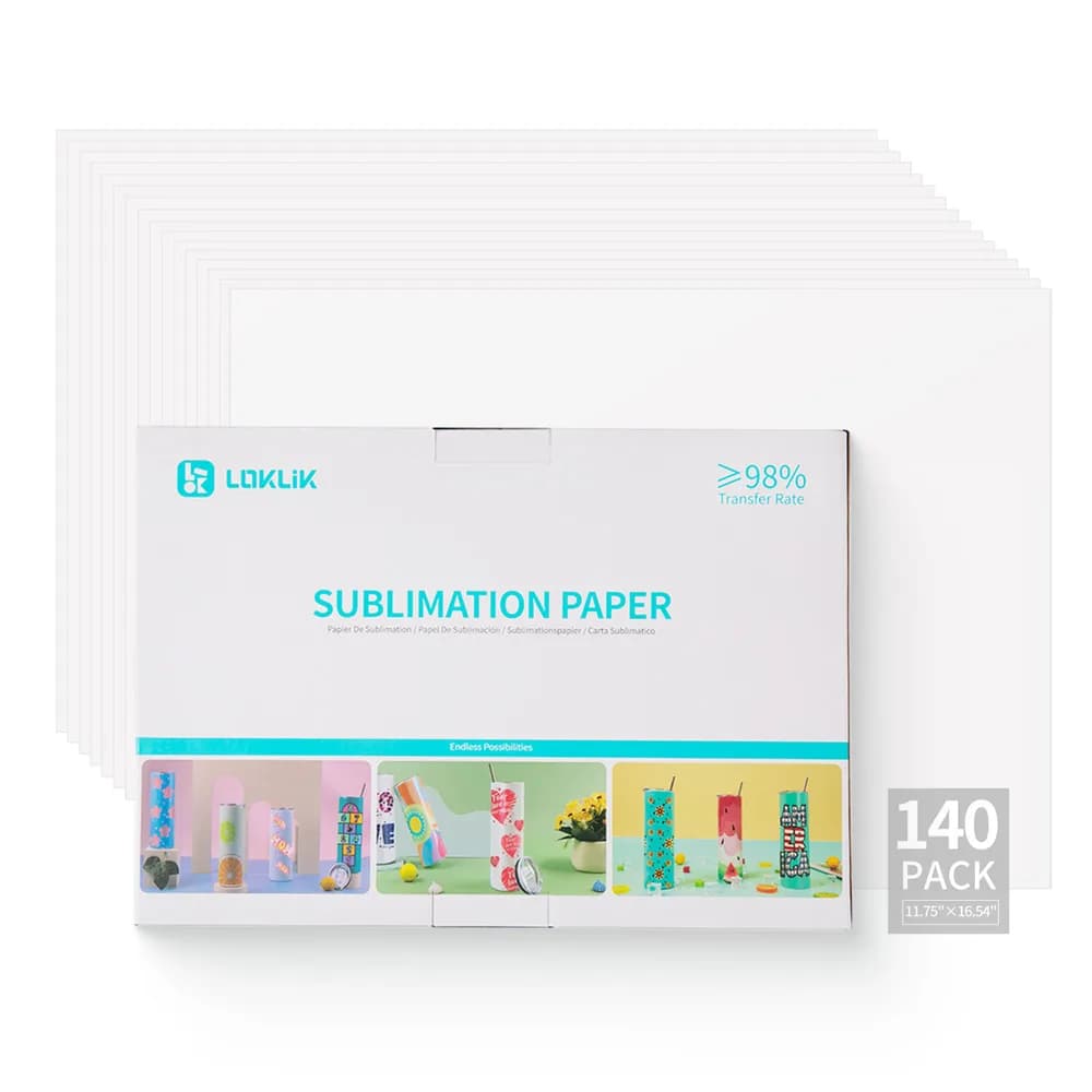 Accesoriu gravator laser LOKLiK Sublimation Paper – 140-pack (BG-RSHZ-0041-US-L-B2B) — miniatură