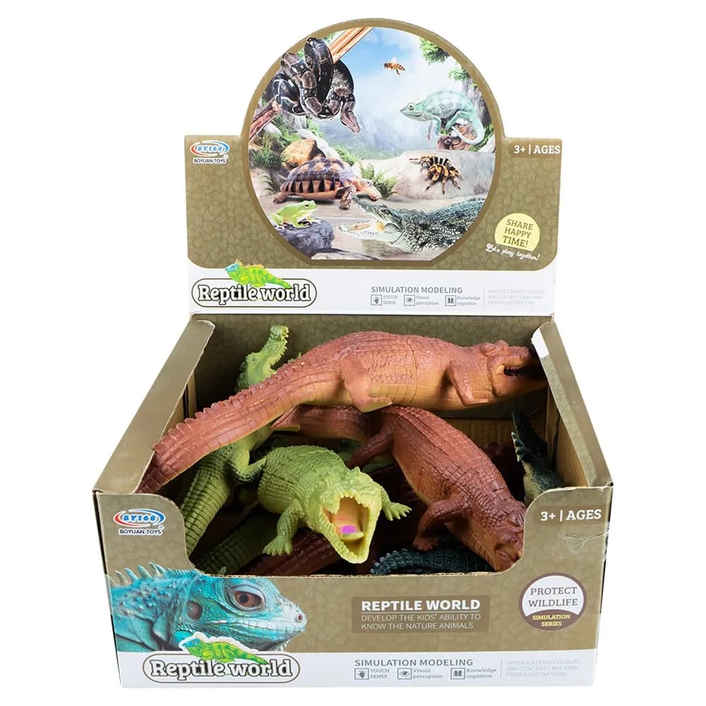 Jucarie elastica, Crocodil cu articulatii — miniatură