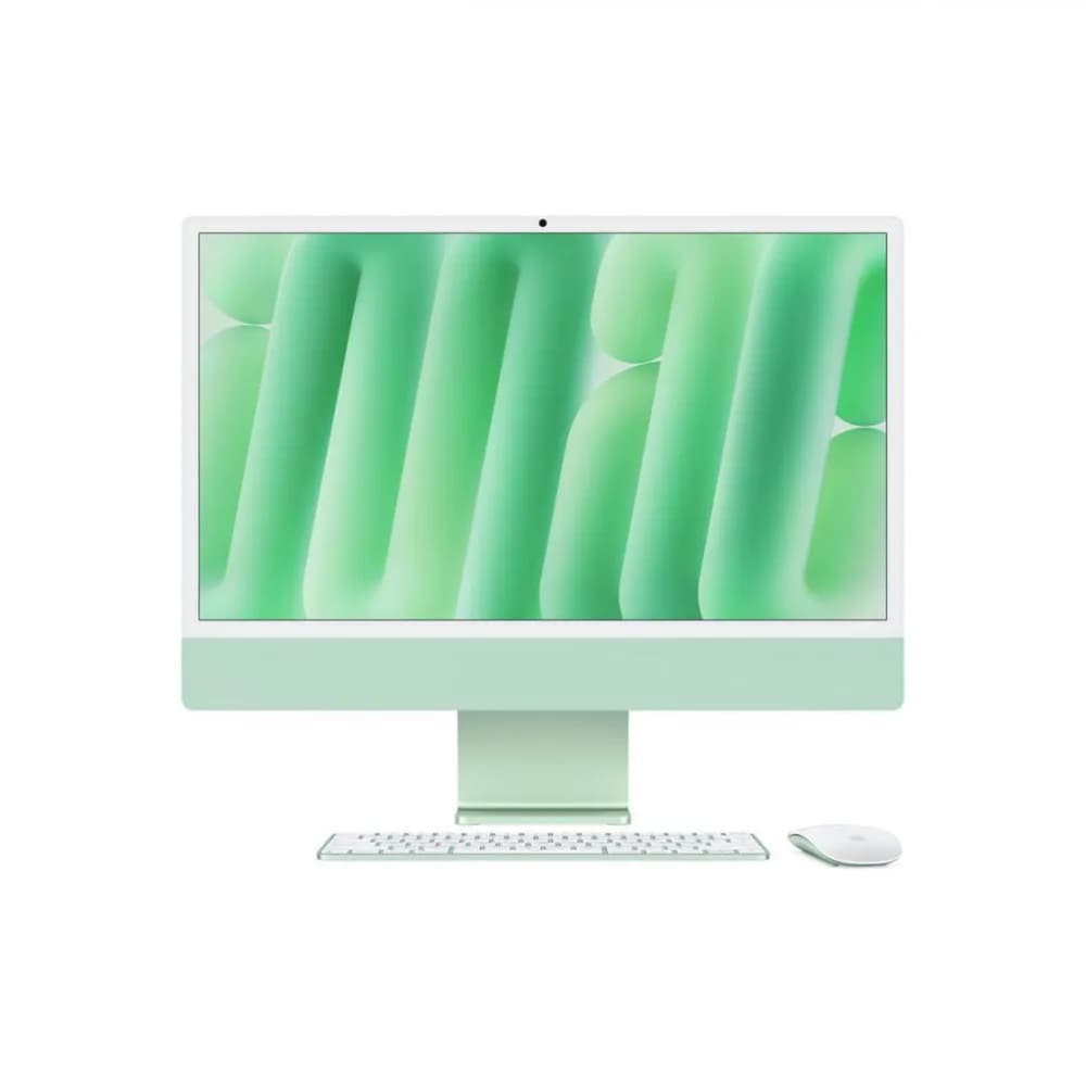 Apple iMAC 24" Retina 4.5k/ Apple M4 (CPU 10-core, GPU 10-core, Neural Engine16-core)/16GB/256GB - Green - INT KB (2024)