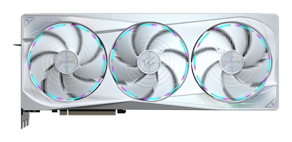GIGABYTE AORUS GeForce RTX 5080 MASTER ICE 16GB "GV-N5080AORUSM ICE-16GD" — miniatură