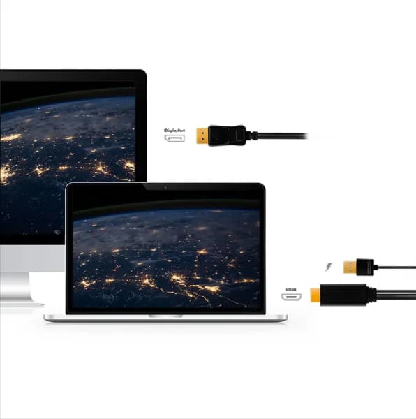 CABLU video LOGILINK, HDMI (T) 1.4 + USB (T) la DisplayPort (T) 1.2, 2m, conectori auriti, rezolutie maxima 4K (3840 x 2160) la 30 Hz, plastic, triplu ecranaj, USB powered, negru, "CH0091" — miniatură