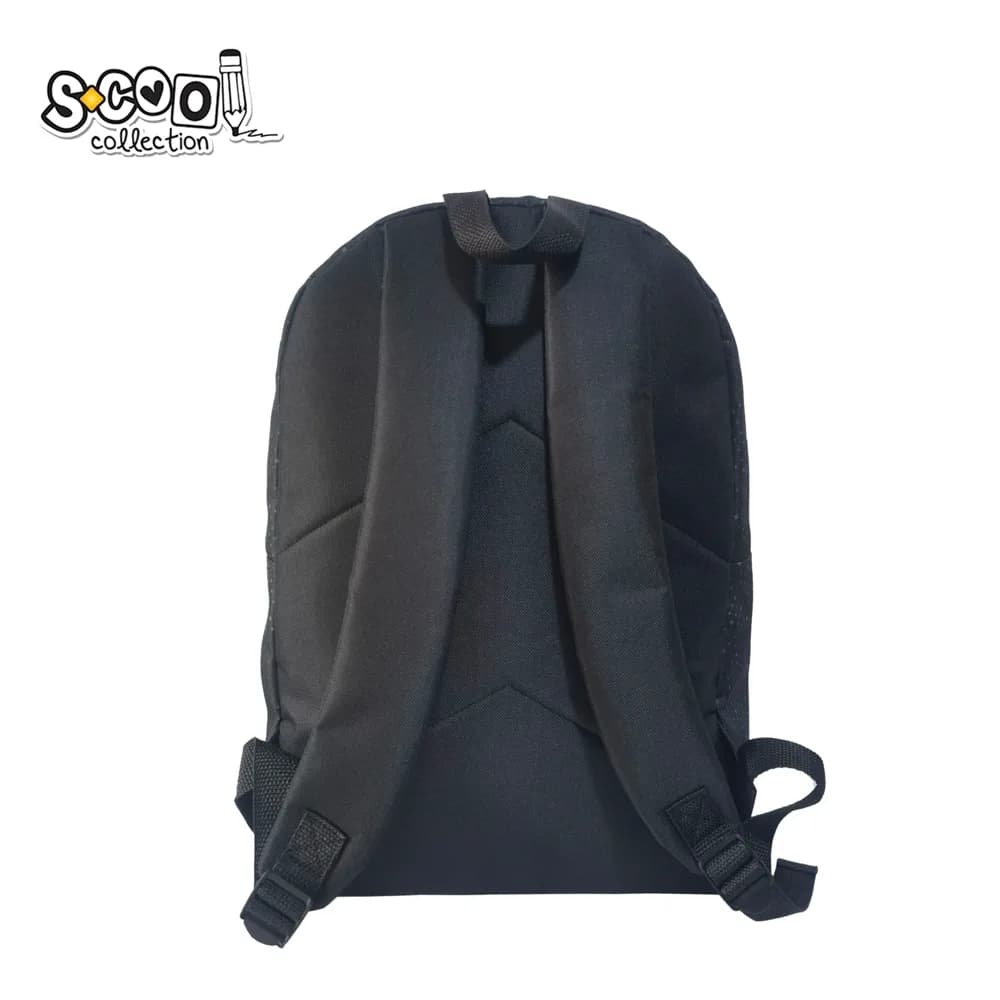 Ghiozdan CLASSIC, 43x30x16 cm, BLACK - S-COOL — miniatură