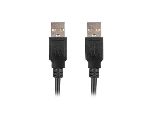 USB-A M/M 2.0 CABLE 1M BLACK LANBERG — miniatură