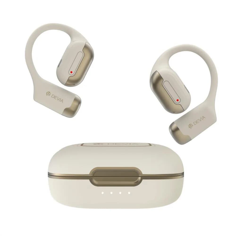 Devia Casti Bluetooth Wireless Open-Ear OWS Pro1 Bej — miniatură