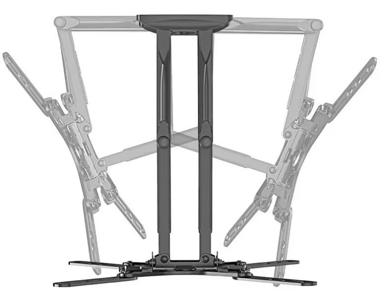 SUPORT de perete GEMBIRD, pt 1 TV/monitor, diag. max 32" - 60", full-motion, max 36 kg, "WM-60ST-01" — miniatură