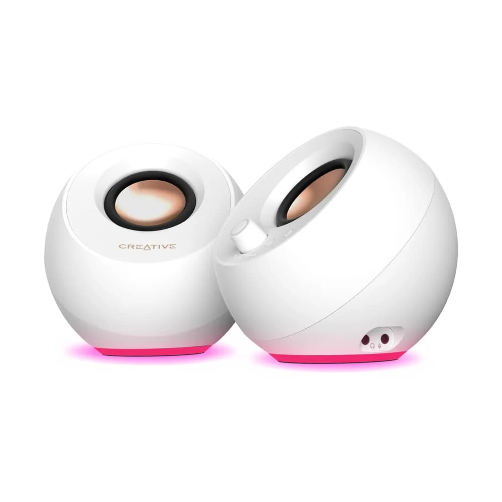 CREATIVE PEBBLE PRO 2.0 Speakers - white "51MF1710AA003" — miniatură