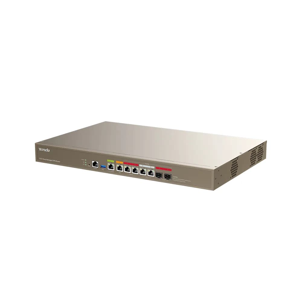ROUTER Tenda wireless VPN, multi-WAN, multigigabit 1 x 2.5GE RJ45, 5 x GE RJ45, 2 x SFP, "G300-F" — miniatură