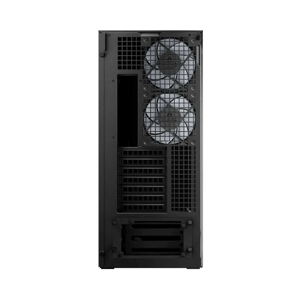 CARCASA Arctic "Xtender", mid tower, max 8xfan, 3xP14 ProR ARGB si 2xP12Pro ARGB instalate, PSU shroud 24 LED ARGB, USB-C x 1, USB 3.2 x 2, audio+mic, 7 sloturi expans, negru, "ACPCC00015A" — miniatură