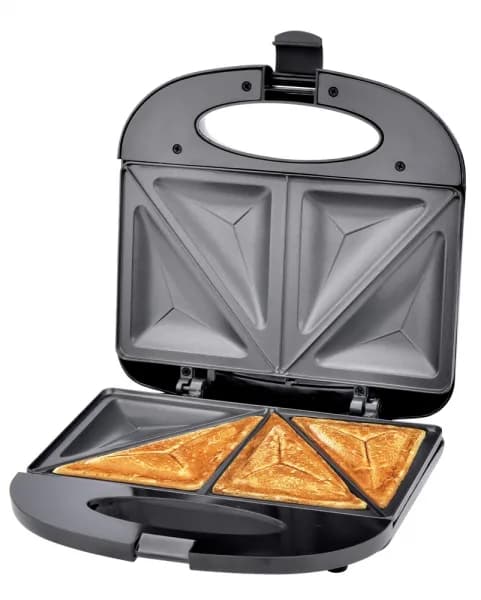 Prajitor de paine tip Sandwich maker Esperanza Asiago EKT011 1000W Negru/Gri "EKT011" — miniatură