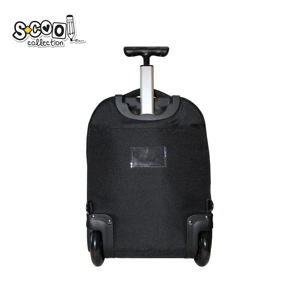 Ghiozdan trolley premium, compartiment laptop, 34x20x49 cm - S-COOL — miniatură