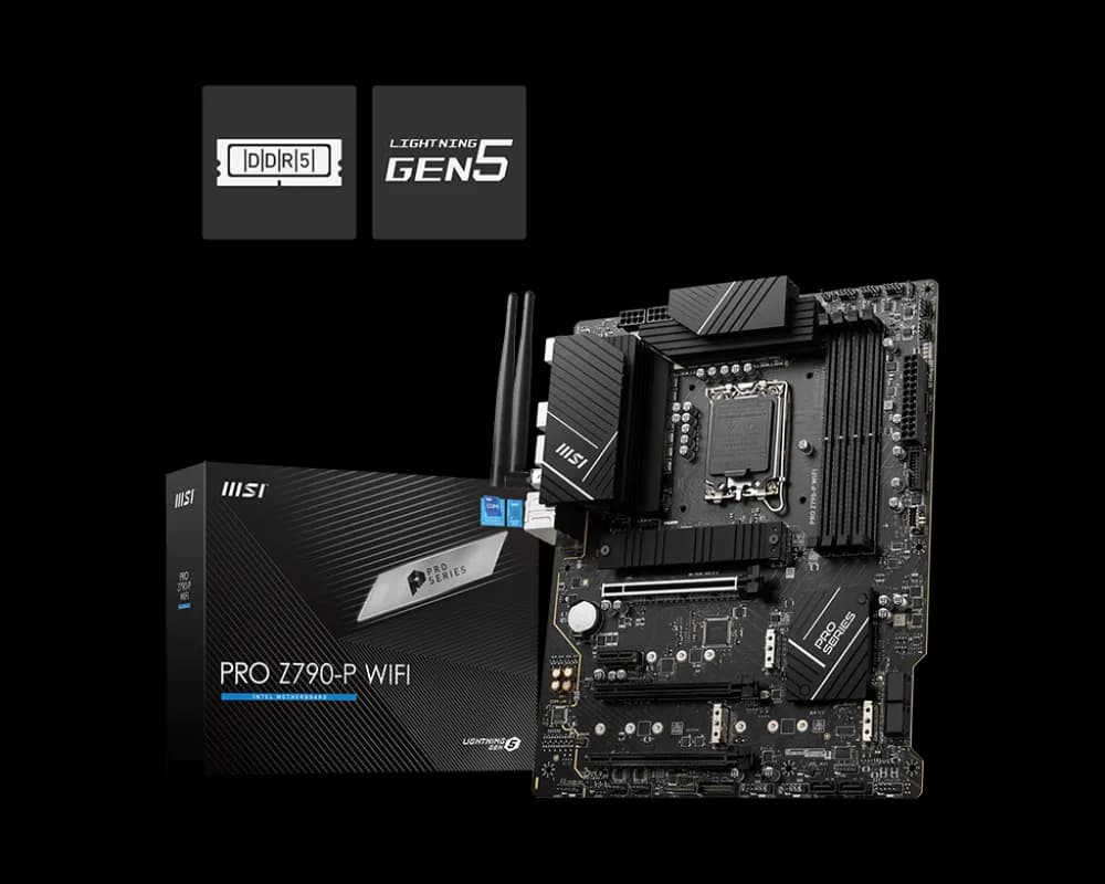 Placa de baza MSI PRO Z790-P WIFI, Socket 1700, DDR5, ATX