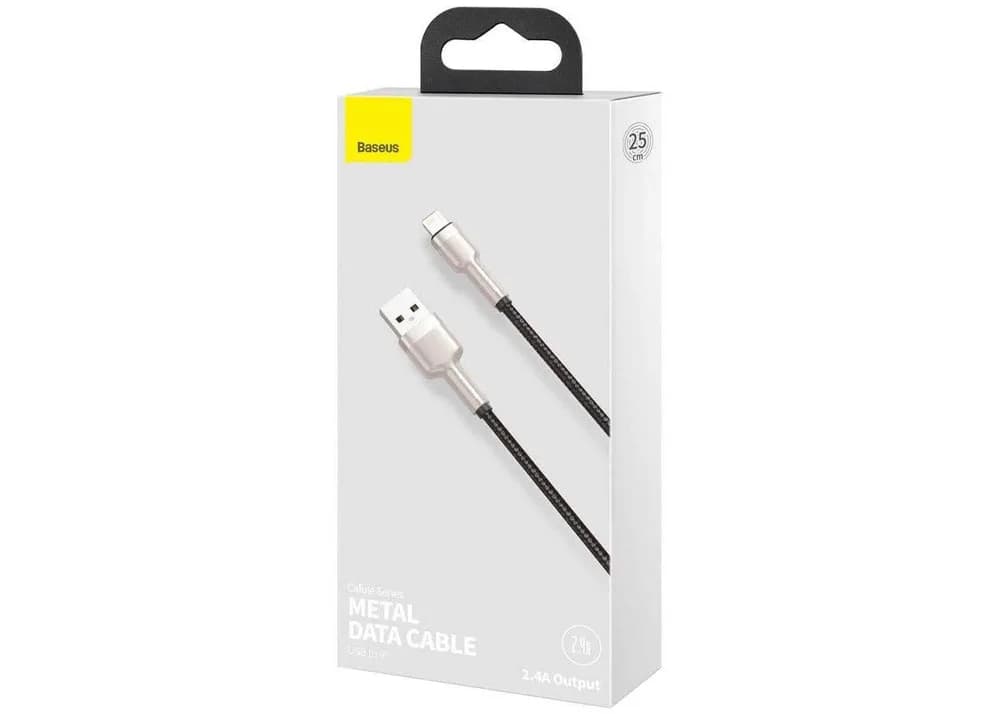 Cablu Baseus Cafule USB-Lighting 0.25m — miniatură