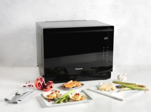 Cuptor cu microunde Panasonic NN-CS88LBEPG, mixt, aburi, convectie, grill, 31 litri 1000 W Inverter "NN-CS88LBEPG" — miniatură