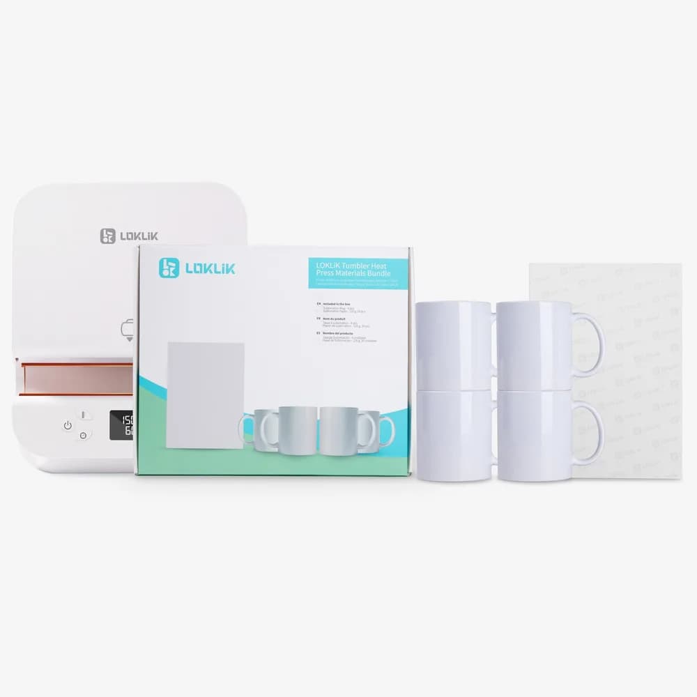 Material pentru gravare laser LOKLiK Starter Pack pentru Tumbler Heat Press — miniatură