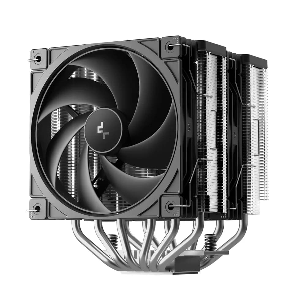 COOLER DeepCool "AG620 G2" skt. Intel si AMD, racire cu aer, vent. 2 x 120mm, 500 - 2000/500 - 2200 RPM, 6 heatpipes, inaltime 159mm,"R-AG620-BKNPMG2-G" — miniatură