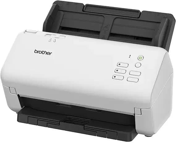 Scanner Desktop BROTHER ADS-4300N, A4, Viteza de scanare duplex: 40ppm/80ipm, Optiuni:, Conectivitate:USB|Retea, Scanare ambele fete:Da, ADF:80coli "ADS4300NTF1"