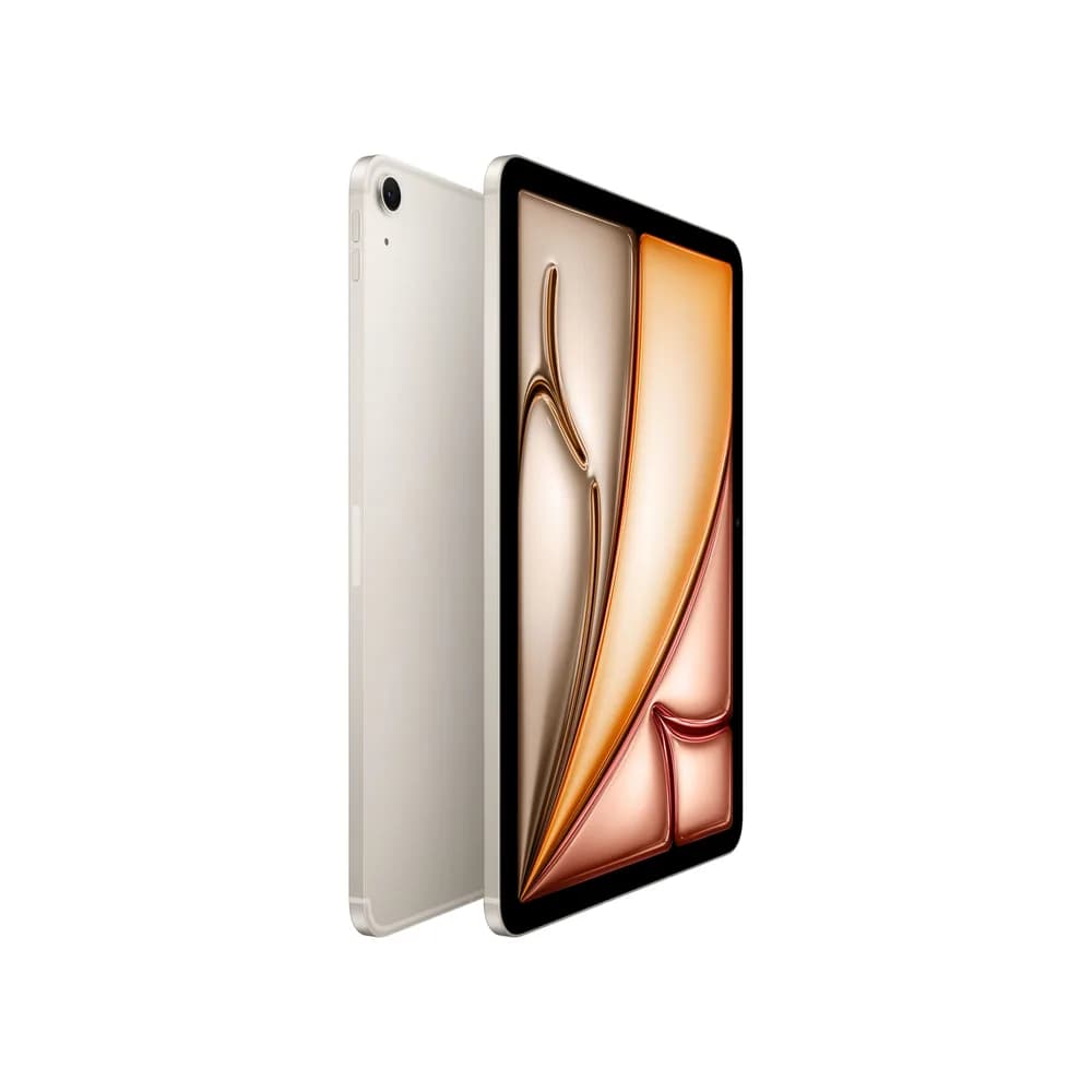 Tableta Apple iPad Air 11 (2024) + Cellular, Procesor Apple M2 Octa-Core, Ecran Liquid Retina Multi-Touch IPS 11", 8GB RAM, 512GB Flash, 12MP, Wi-Fi, Bluetooth, 5G, iPadOS (Argintiu) "MUXP3HC/A" — miniatură