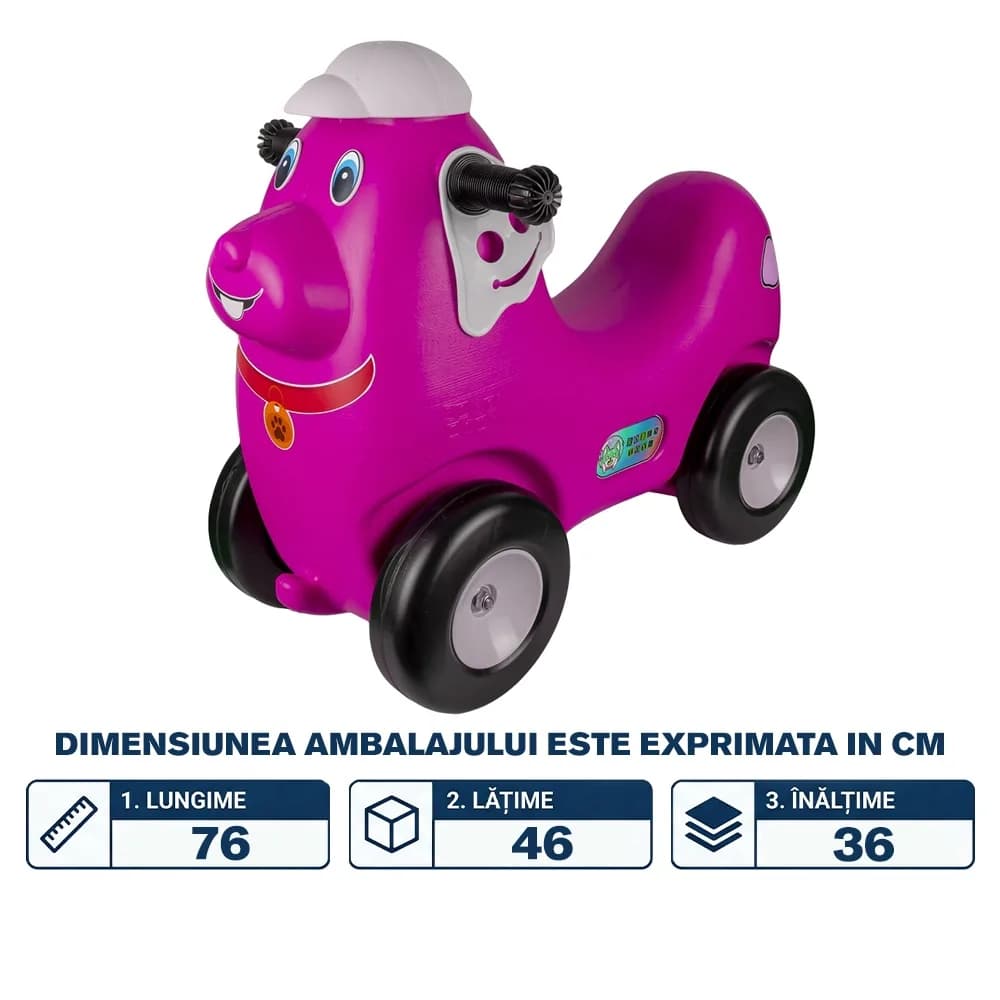Catel cu roti, roz - ROBENTOYS — miniatură