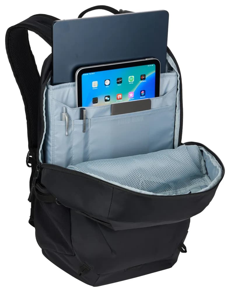 RUCSAC THULE Enroute, 21 l, pt. notebook de max. 15.6 inch, 1 compartiment, buzunar lateral x 2, waterproof, nylon, negru, "TEBP5116BLACK" 3205500 — miniatură