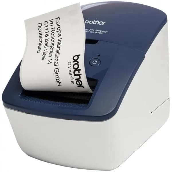 Imprimanta Direct Termic BROTHER 300dpi QL-600B, Viteza de tiparire: 71mm/s, Latime maxima de imprimare: 59mm|Conectivitate: USB, Imprimare Cod de bare: DA 3.5 RON, "QL600BXX1"