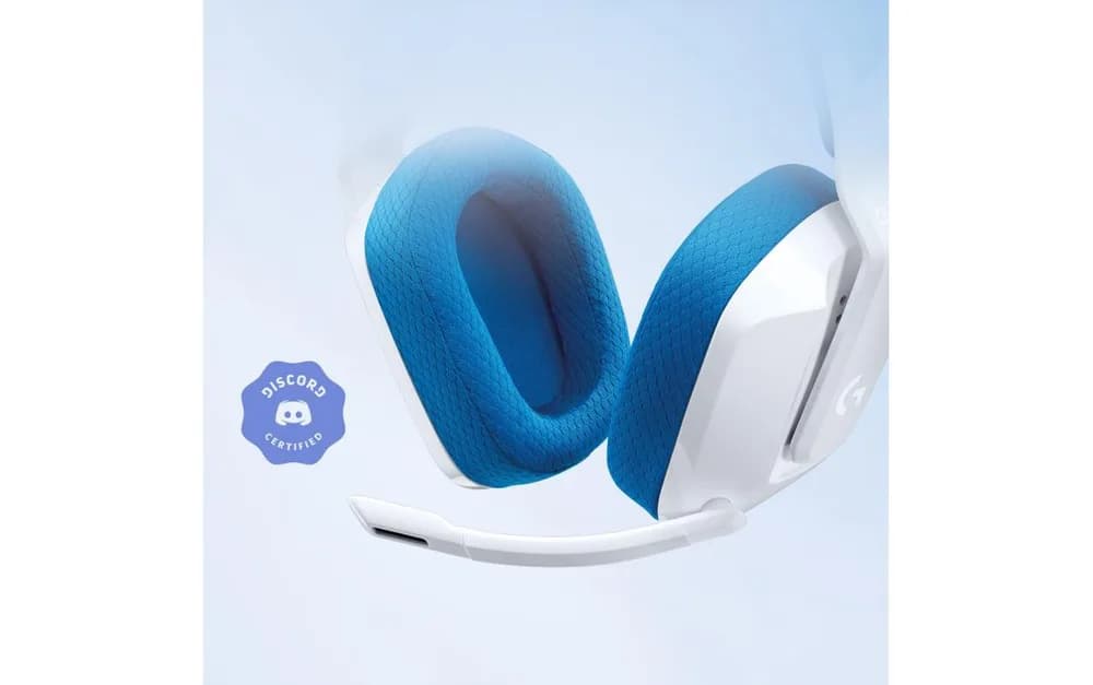 Casti Gaming Head-band Logitech G335, Wired, noise-canceling, alb — miniatură