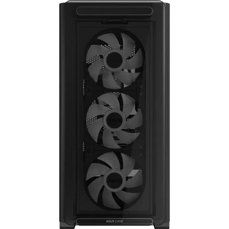 Carcasa ASUS A23 PLUS TG ARGB BLACK, RGB, Mid Tower, Black — miniatură