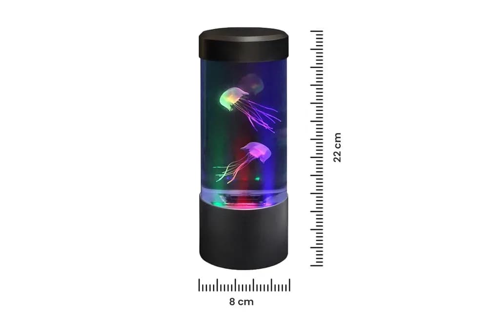 Acvariu mini rotund cu meduze — miniatură