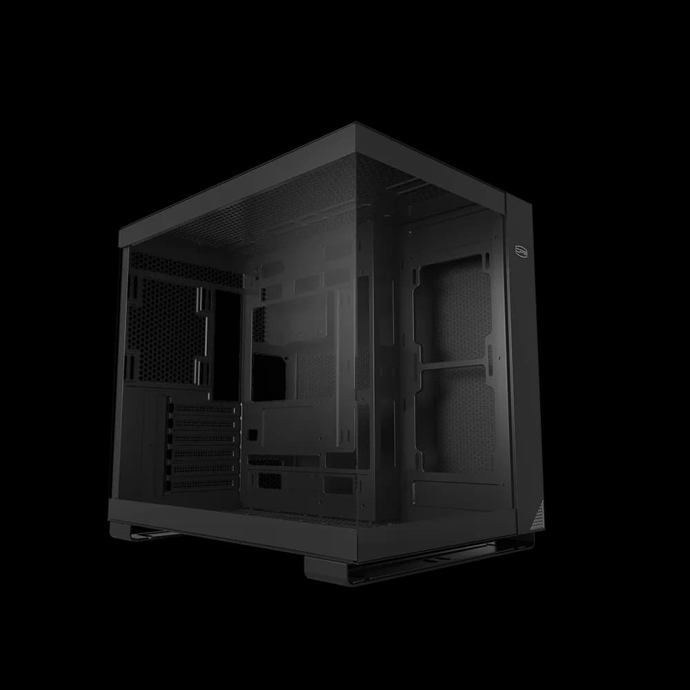 CARCASA PCCOOLER, Middle Tower, ATX, fara sursa, sticla securizata, negru, USB 3.2 gen 1 x 2, USB Type-C x 2, mic, audio, "C3 T500 BK"