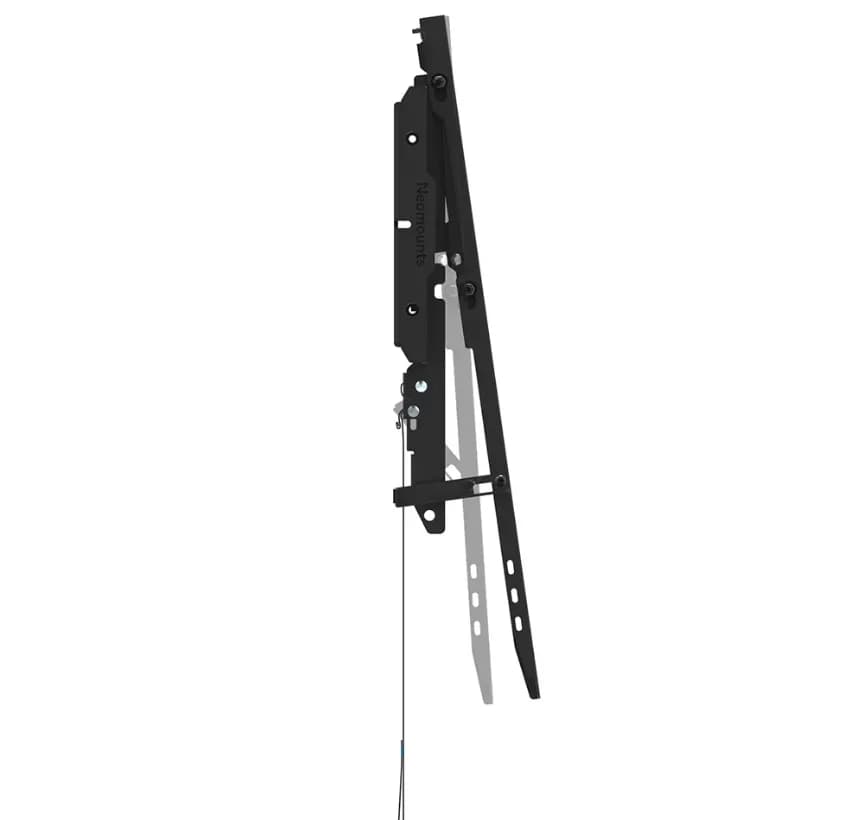 Suport perete Neomounts heavy duty, pentru display-uri interactive si ecrane grele de pana la 32-75", sistem de prindere VESA 400x400, greutate maxima suportata 100kg, fix, distanta fata de perete 4.2cm, cu sistem ce permite prinderea/desprinderea usoara a display-ului, securizabil cu lacat (nu este — miniatură