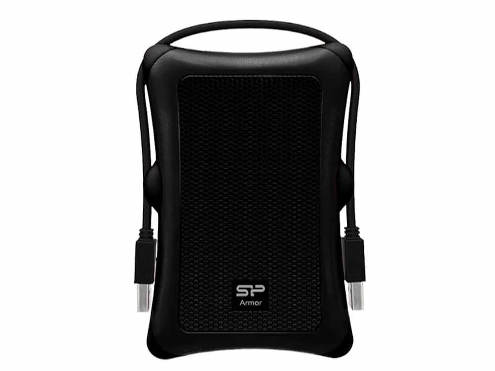 HDD extern portabil Silicon Power Armor A30 1TB Anti-shock, Black, MIL-STD 810F Method 516.5 "SP010TBPHDA30S3A"
