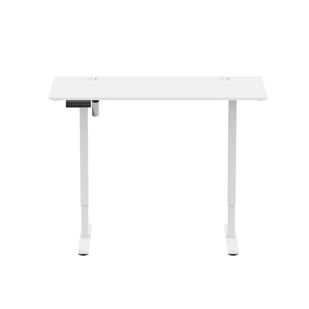 Birou Ascend cu reglare inaltime electric, alb, 1200x600x730~1180 mm, Capacitate de greutate: 40 kg, Interval de înălțime: 730~1180mm, Număr de motoare: 1, Viteză maximă: 15 mm/s, Panou de control Digital, 3 memorii — miniatură