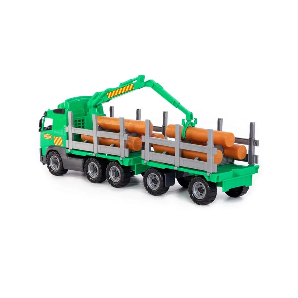 Trailer+remorca+lemne - Volvo PowerTruck, 77x19x25 cm, Wader — miniatură